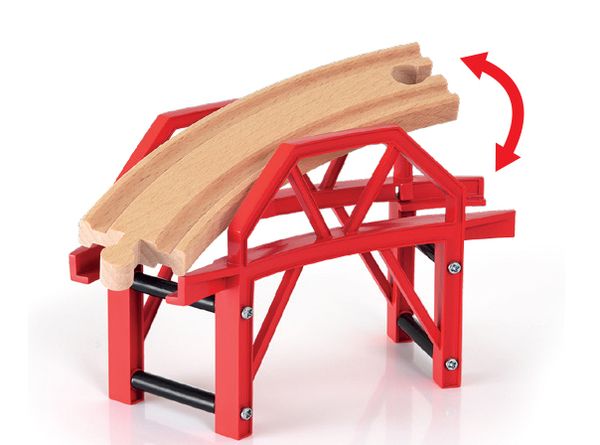 Produktbild: BRIO World - Bahnbr&uuml;cke mit Auffahrten