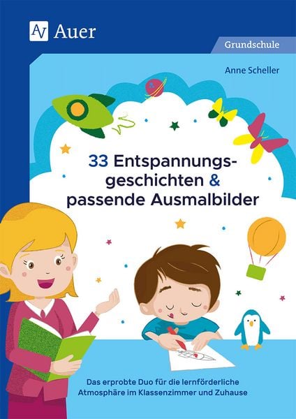 Produktbild: 33 Entspannungsgeschichten & passende Ausmalbilder