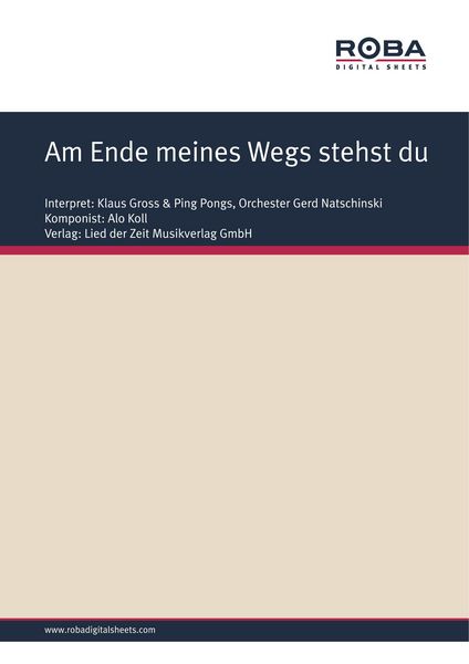 Produktbild: Am Ende meines Wegs stehst du
