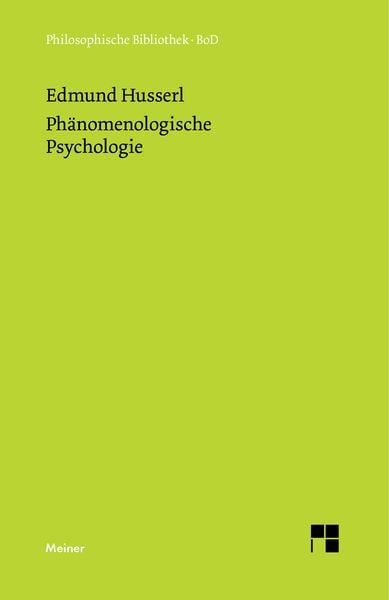 Produktbild: Ph&auml;nomenologische Psychologie