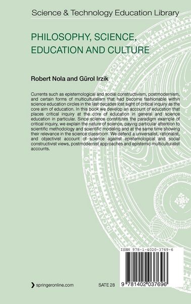Produktbild: Philosophy, Science, Education and Culture
