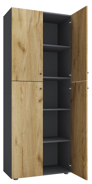 Produktbild: B&uuml;roschrank B&uuml;cher Ordner Aktenschrank Lona 5fach