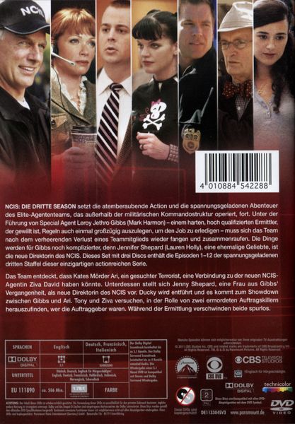Produktbild: NCIS - Naval Criminal Investigate Service/Season 3.1 [3 DVDs]