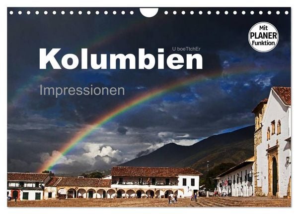 Produktbild: Kolumbien Impressionen (Wandkalender 2026 DIN A4 quer), CALVENDO Monatskalender