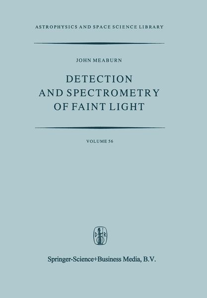 Produktbild: Detection and Spectrometry of Faint Light