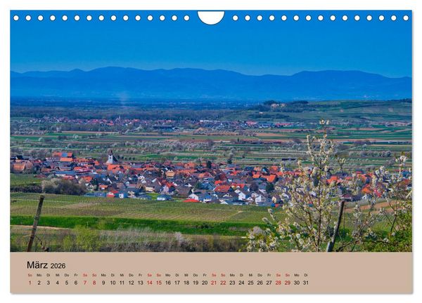 Produktbild: Kaiserstuhlblicke (Wandkalender 2026 DIN A4 quer), CALVENDO Monatskalender