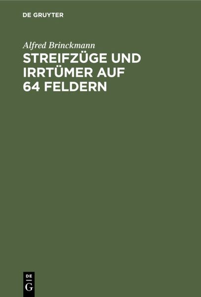 Produktbild: Streifz&uuml;ge und Irrt&uuml;mer auf 64 Feldern