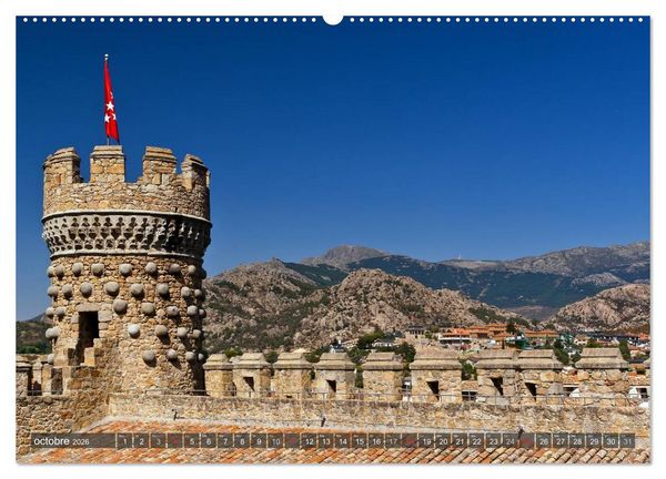 Produktbild: Escapade de Madrid (Calendrier mural 2026 DIN A2 vertical) calendrier de bureau