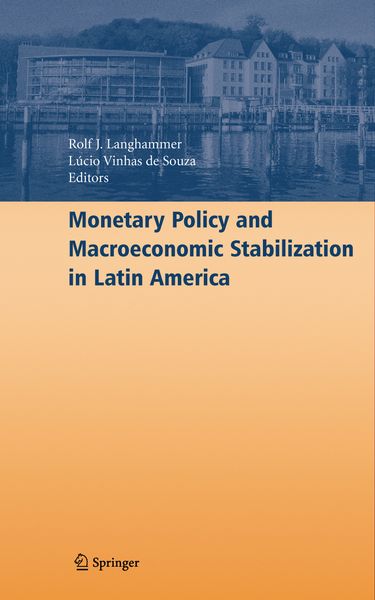 Produktbild: Monetary Policy and Macroeconomic Stabilization in Latin America