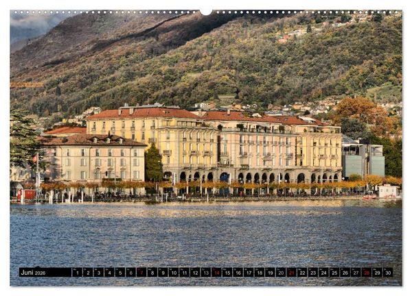 Produktbild: Lugano - Perle im Tessin (Wandkalender 2026 DIN A2 quer), CALVENDO Monatskalender