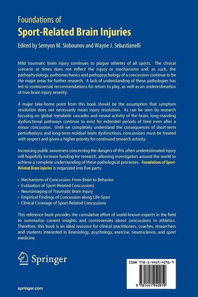 Produktbild: Foundations of Sport-Related Brain Injuries