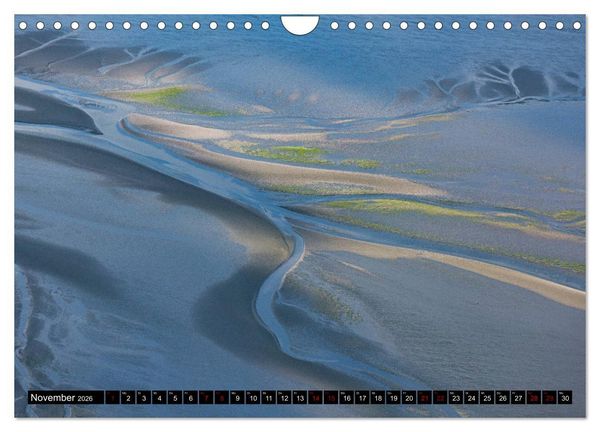 Produktbild: Das Wattenmeer von oben (Wandkalender 2026 DIN A4 quer), CALVENDO Monatskalender