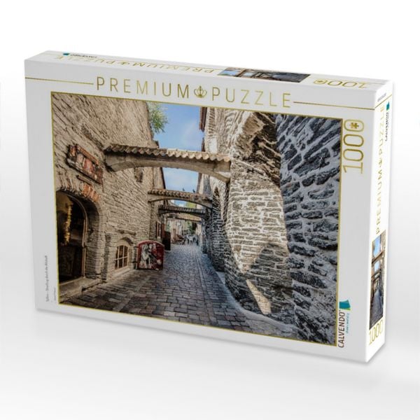 Produktbild: CALVENDO Puzzle Tallinn - Streifzug durch die Altstadt | 1000 Teile Lege-Gr&ouml;&szlig;e 64x48cm Foto-Puzzle f&uuml;r gl&uuml;ckliche Stunden