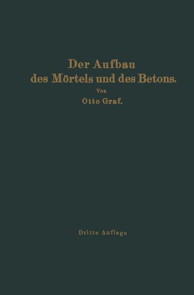 Produktbild: Der Aufbau des M&ouml;rtels und des Betons