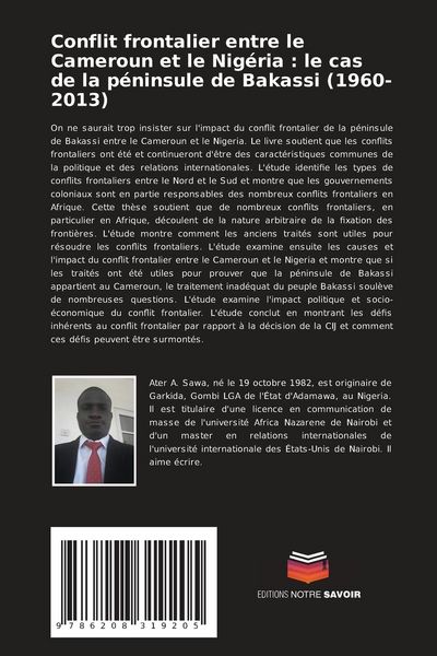 Produktbild: Conflit frontalier entre le Cameroun et le Nig&eacute;ria : le cas de la p&eacute;ninsule de Bakassi (1960-2013)