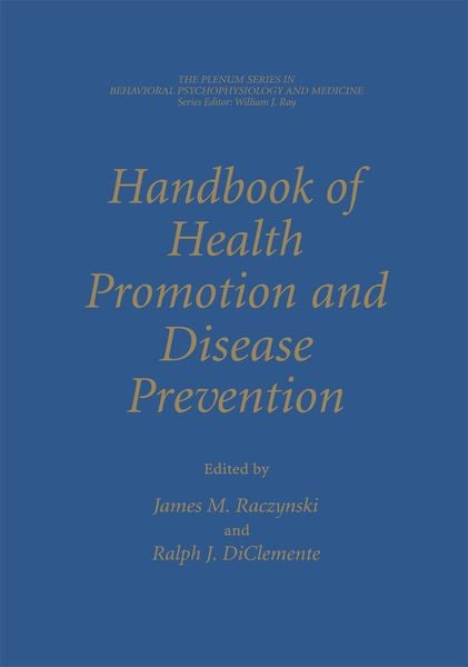 Produktbild: Handbook of Health Promotion and Disease Prevention