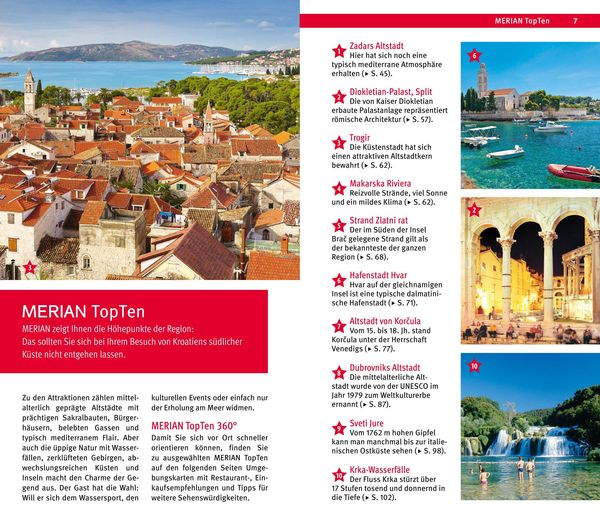 MERIAN live! Reiseführer Kroatien Südliche Küste und Inseln