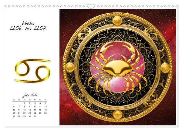 Produktbild: Ein Jahr in Gold (Wandkalender 2026 DIN A3 quer), CALVENDO Monatskalender