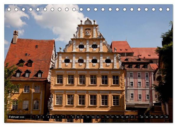 Produktbild: Die Altstadt von Bamberg (Tischkalender 2026 DIN A5 quer), CALVENDO Monatskalender
