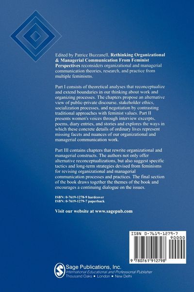 Produktbild: Rethinking Organizational and Managerial Communication from Feminist Perspectives