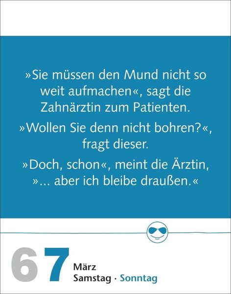 Produktbild: Beste Witze Tagesabrei&szlig;kalender 2027