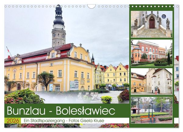 Produktbild: Bunzlau - Boleslawiec - Ein Stadtspaziergang (Wandkalender 2026 DIN A3 quer), CALVENDO Monatskalender