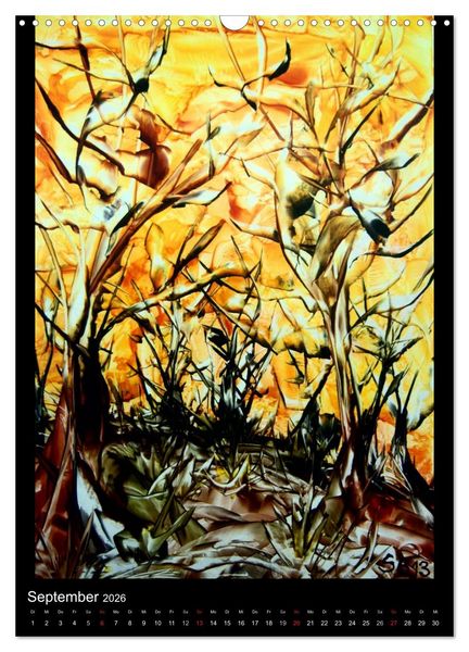 Produktbild: Wachs-Mal-ART encaustic (Wandkalender 2026 DIN A3 hoch), CALVENDO Monatskalender