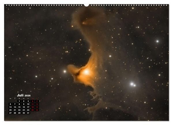 Produktbild: InfinityAstro - die Unendlichkeit im Bild - Astrofotos von Roland Schliessus (Wandkalender 2026 DIN A2 quer), CALVENDO Monatskalender
