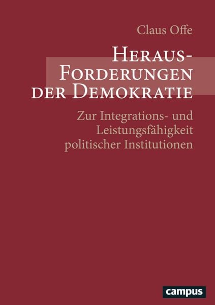 Produktbild: Herausforderungen der Demokratie