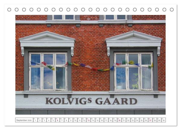 Produktbild: Ribe, D&auml;nemarks alte Stadt mit Mittelaltercharme und Wikinger-Vergangenheit (Tischkalender 2026 DIN A5 quer), CALVENDO Monatskalender