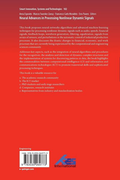 Produktbild: Neural Advances in Processing Nonlinear Dynamic Signals