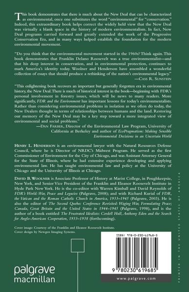 Produktbild: FDR and the Environment