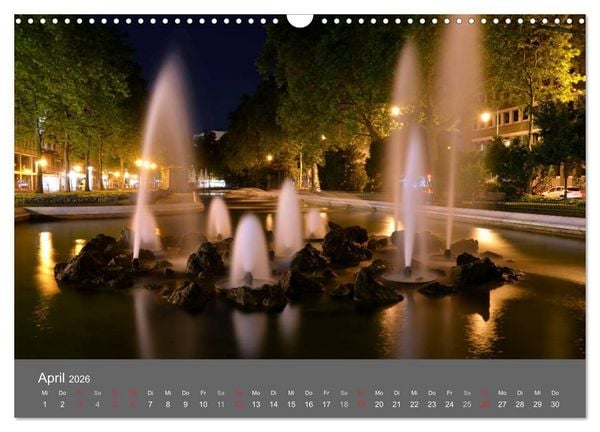 Produktbild: K&Ouml;LN BEI NACHT (Wandkalender 2026 DIN A3 quer), CALVENDO Monatskalender