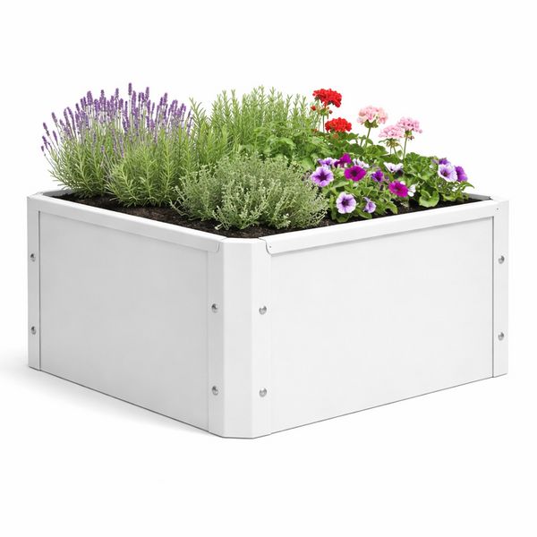 Produktbild: Metall Beet Pflanzkasten Blumentopf 50x40 Balora M