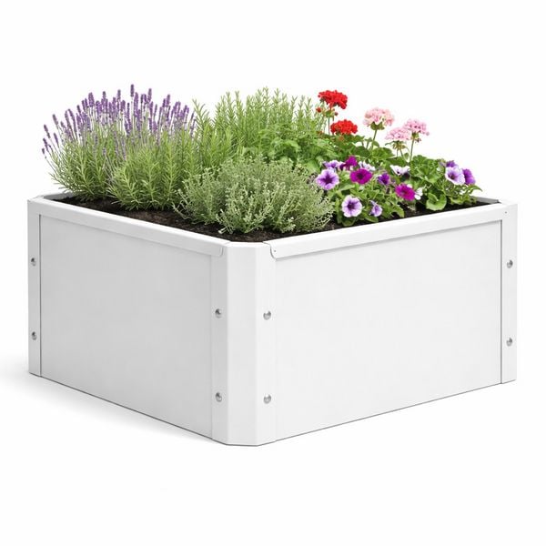 Produktbild: Metall Pflanzkasten Blumenkasten 50x40 Balora M