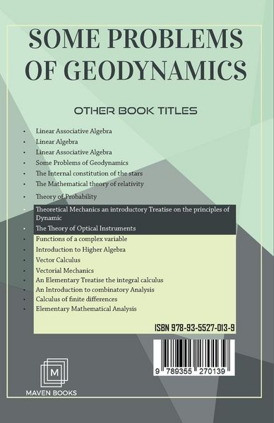 Produktbild: Some Problems of Geodynamics