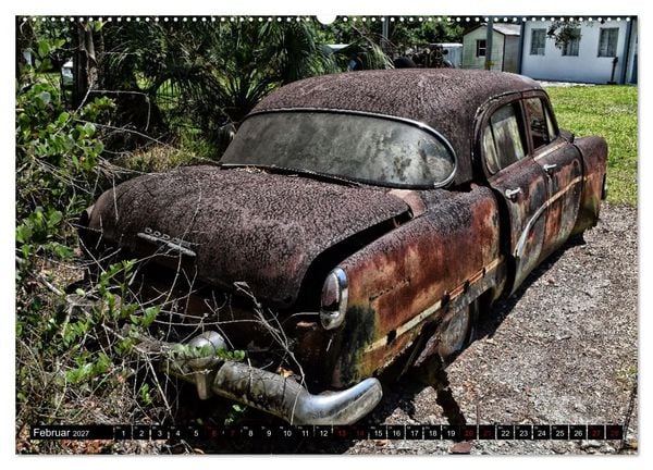 Produktbild: Florida Junk Cars (hochwertiger Premium Wandkalender 2027 DIN A2 quer), Kunstdruck in Hochglanz