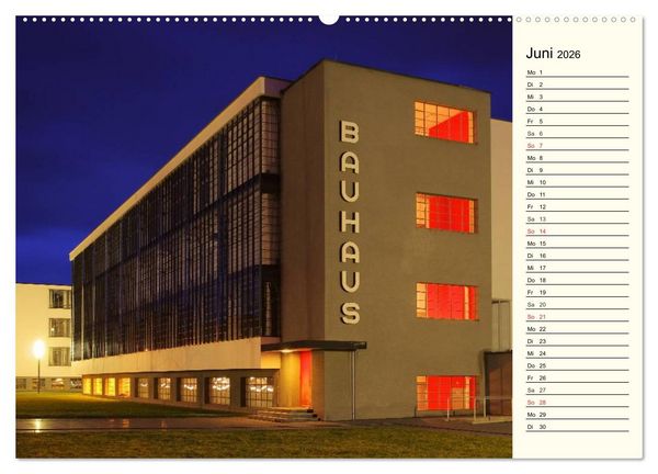 Produktbild: Dessau (hochwertiger Premium Wandkalender 2026 DIN A2 quer), Kunstdruck in Hochglanz