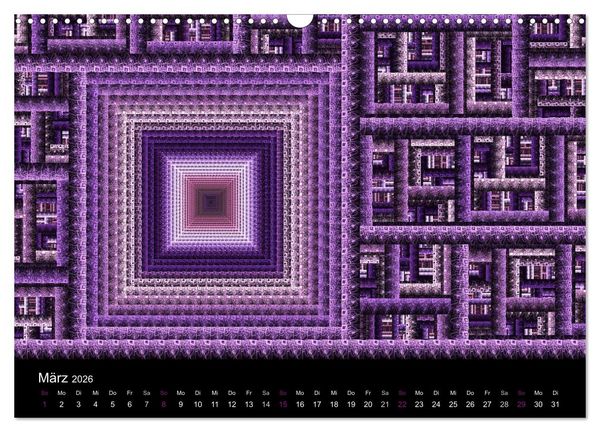 Produktbild: Die Farbe Lila (Wandkalender 2026 DIN A3 quer), CALVENDO Monatskalender