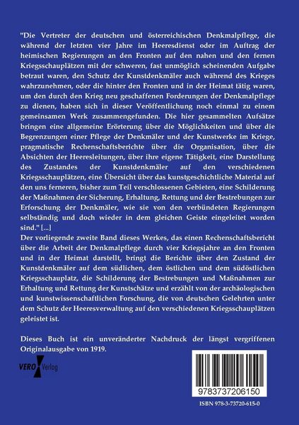 Produktbild: Kunstschutz im Kriege