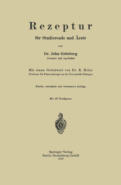 Produktbild: Rezeptur f&uuml;r Studierende und &Auml;rzte