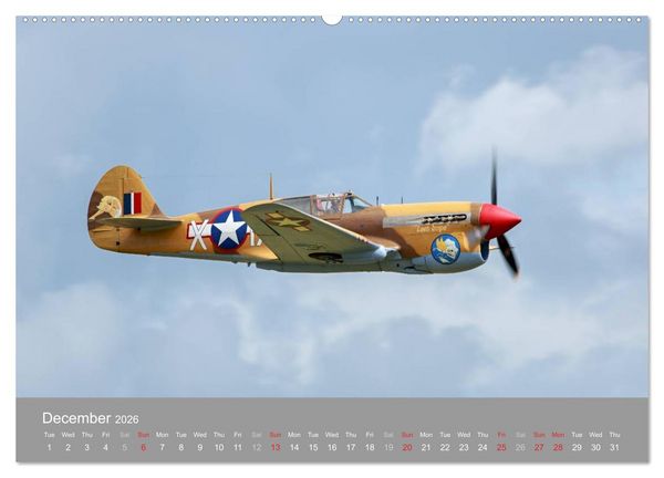 Produktbild: The Flying Legends (High Quality Premium Wall Calendar 2026 DIN A2 landscape),CALVENDO 12 Month Wall Calendar