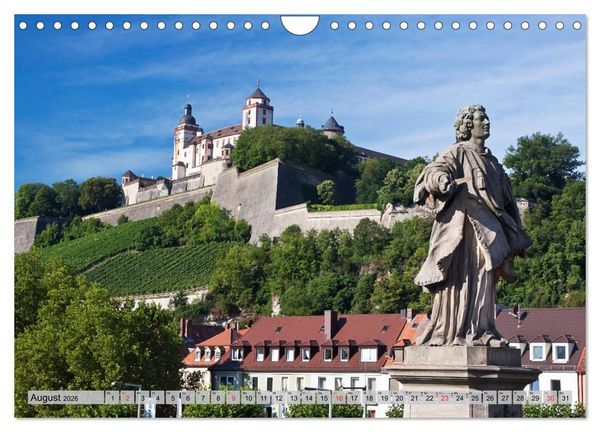 Produktbild: W&Uuml;RZBURG - ALTSTADT IMPRESSIONEN (Wandkalender 2026 DIN A4 quer), CALVENDO Monatskalender