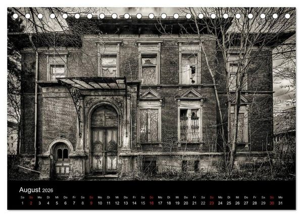 Produktbild: Lost Places Geisterh&auml;user (Tischkalender 2026 DIN A5 quer), CALVENDO Monatskalender