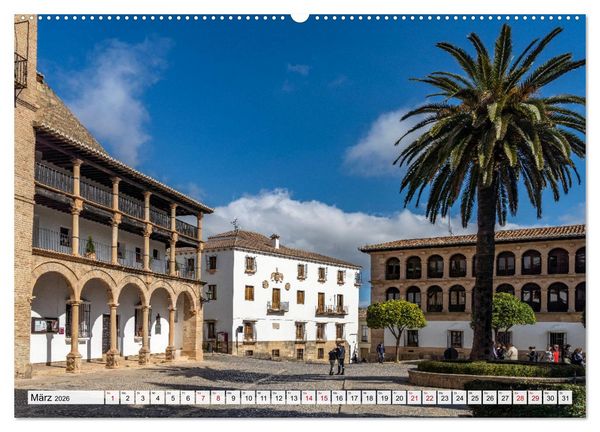 Produktbild: Andalusien - Ronda (hochwertiger Premium Wandkalender 2026 DIN A2 quer), Kunstdruck in Hochglanz