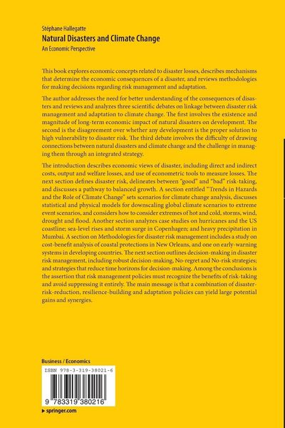 Produktbild: Natural Disasters and Climate Change