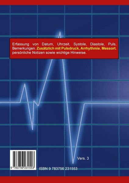 Produktbild: BLUTDRUCK - TAGEBUCH
