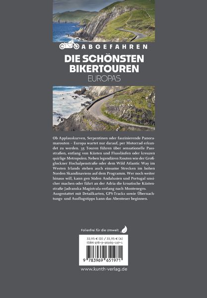 Produktbild: KUNTH Abgefahren &ndash; Die sch&ouml;nsten Bikertouren in Europa