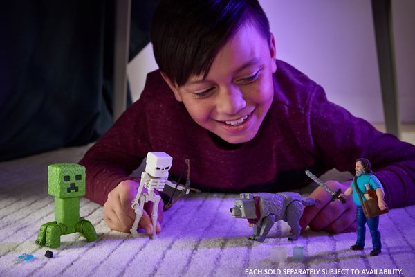 Produktbild: Minecraft Creeper Actionfigur und Zubeh&ouml;r, 10 cm gro&szlig;es Spielset, inspiriert von Ein Minecraft Film&ldquo;