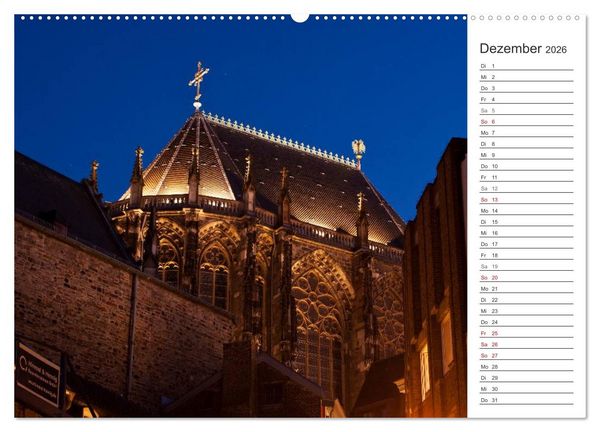 Produktbild: Kaiserstadt Aachen (Wandkalender 2026 DIN A2 quer), CALVENDO Monatskalender